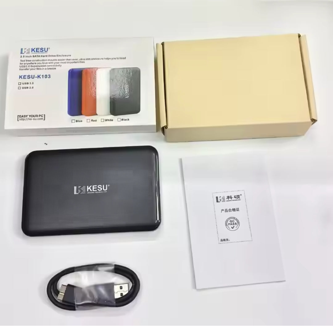 Enclosure KESU hard drive 3.0