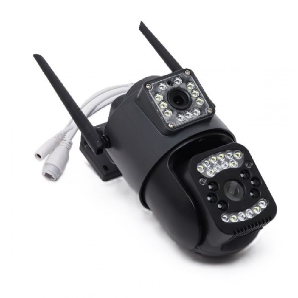 Smart Net WIFI Double Outdoor Surveillance Camera – Z Cell