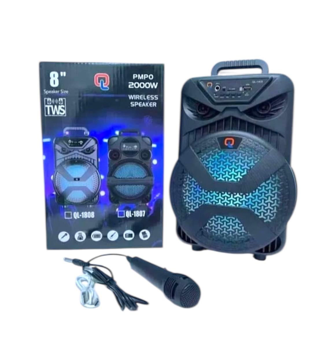 Speaker mobile Multimedia PMP0 2000W 8"