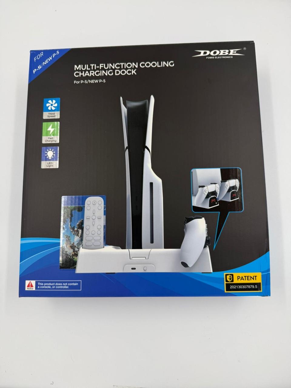 Cooling and charging dock for PS5 slim/fat