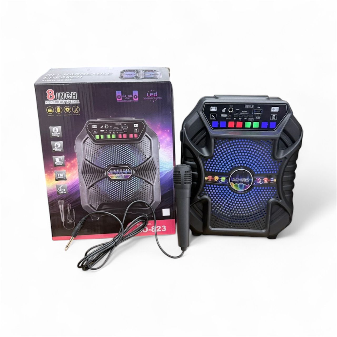 HIGH FIDEUTY SPEAKER 8" MODEL: AO823