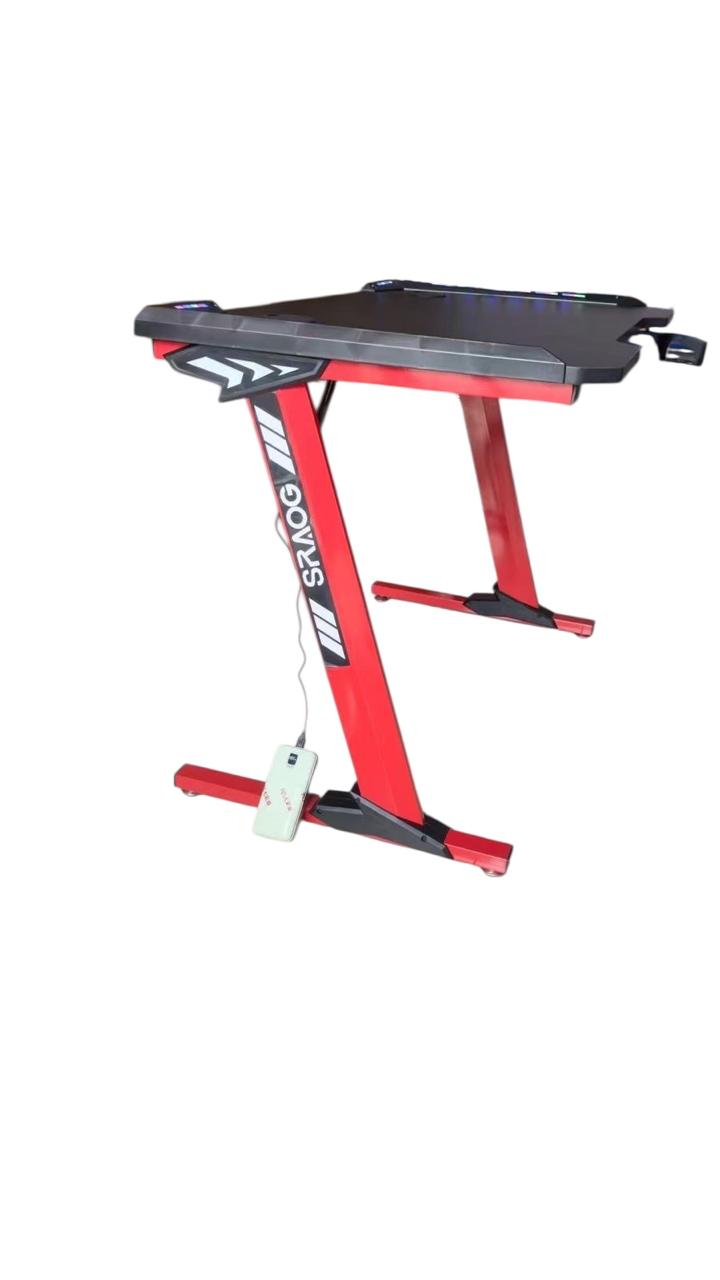 Gaming Table, L100cm x W60cmxH70cm, RGB Lights