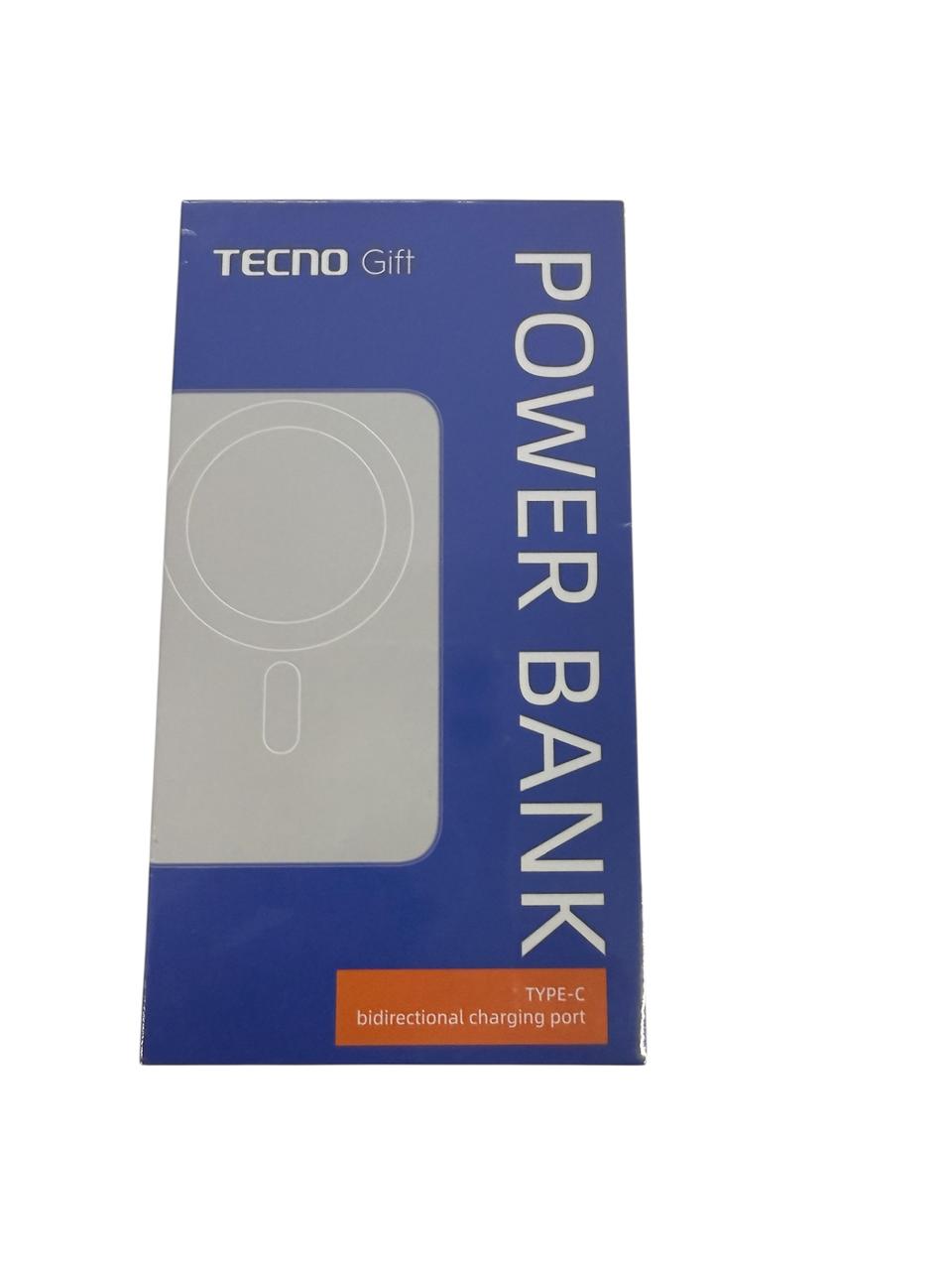 TECNO Gift Power Bank, Type-C bidirectional charging port