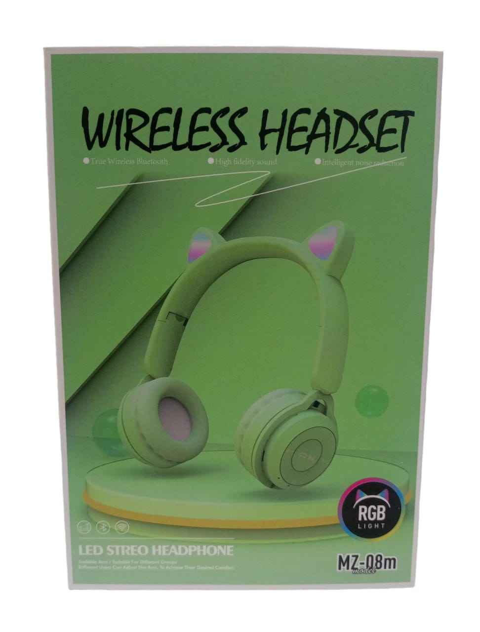 Wireless Headset Led Stereo MZ-08m
