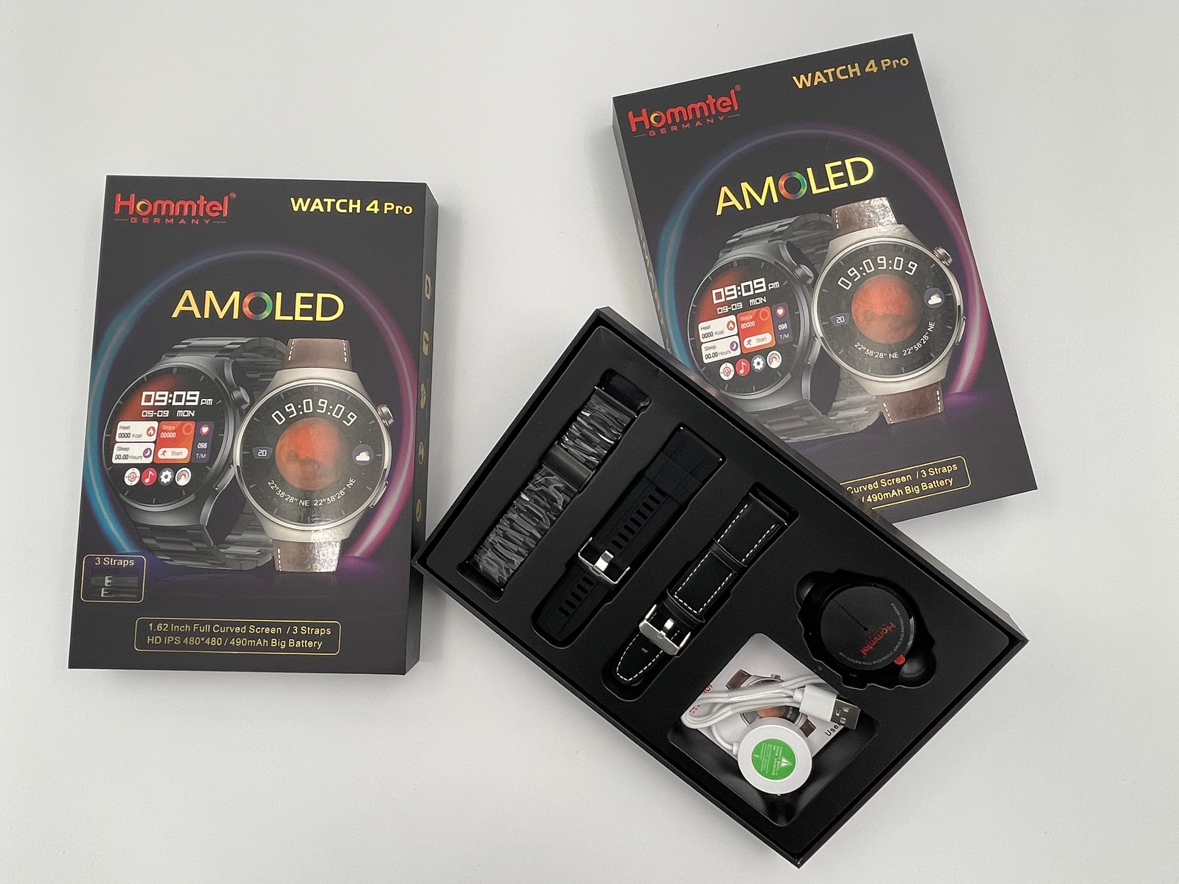 HOMMTEL Smart Watch 4 Pro Amoled