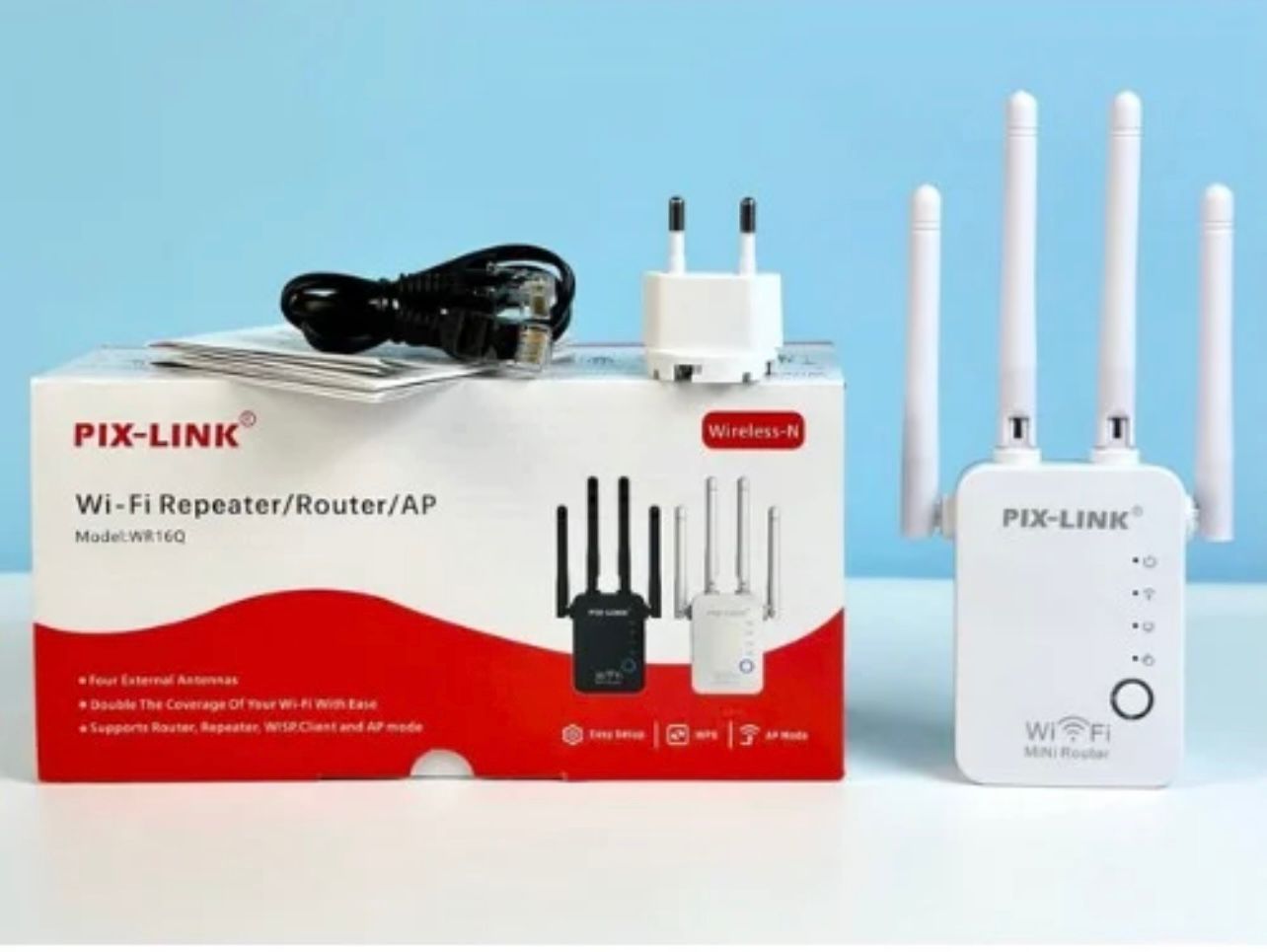 PIX-LINK Wireless-N Wi-Fi Repeater